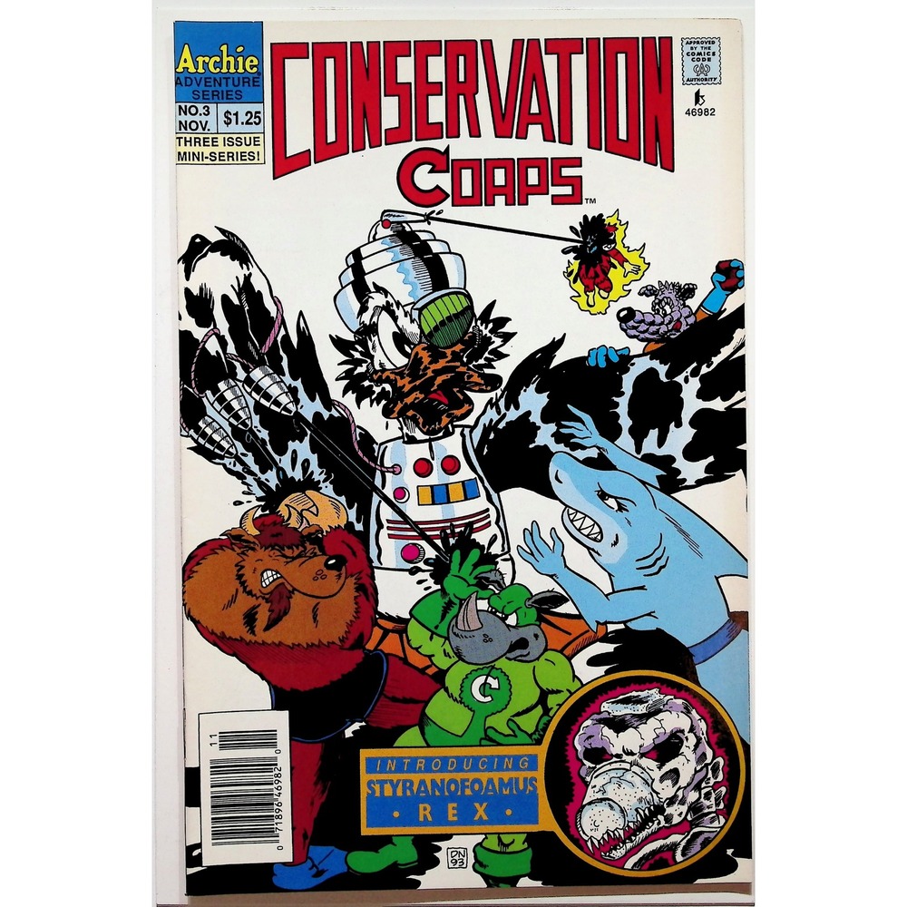 Archie Comics Conservation Corps Issue 3 November 1992 First Printing‎ Newsstand